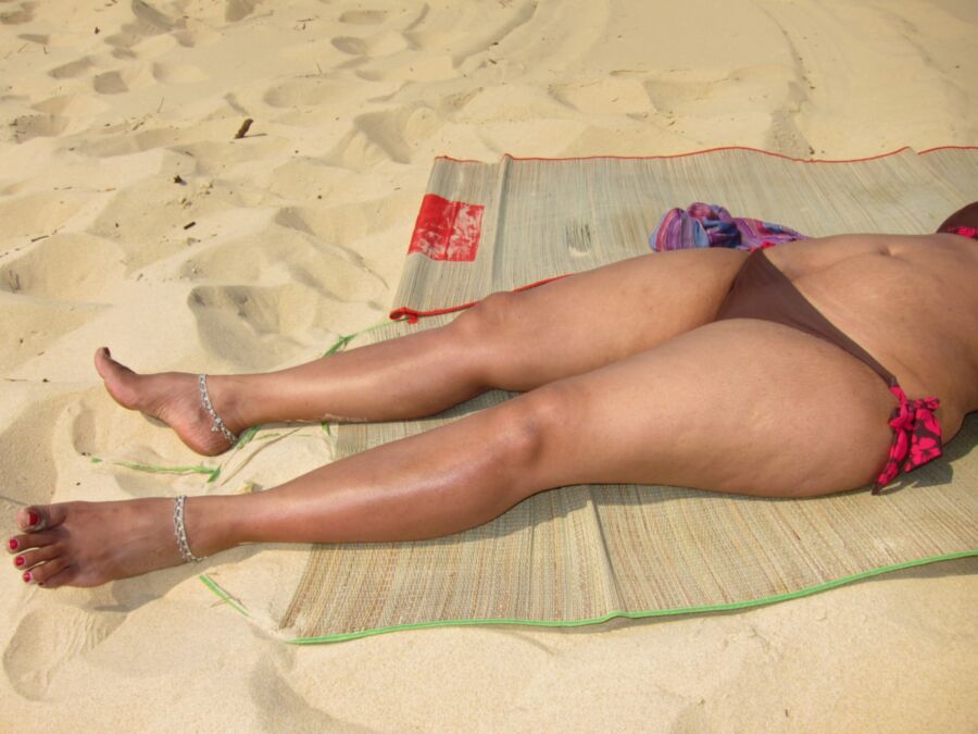 Free porn pics of indian desi milf wife chubby mature bikini beach exposed public  1 of 46 pics
