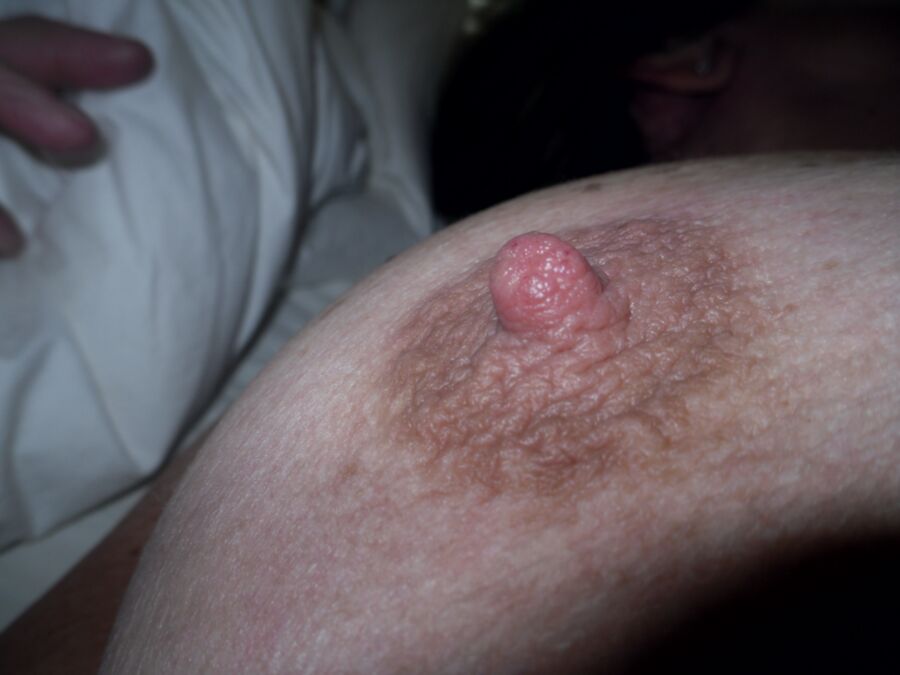 Free porn pics of Naturally Busty Mature Marti: Big Sensitive Areolas and Nipples 23 of 23 pics