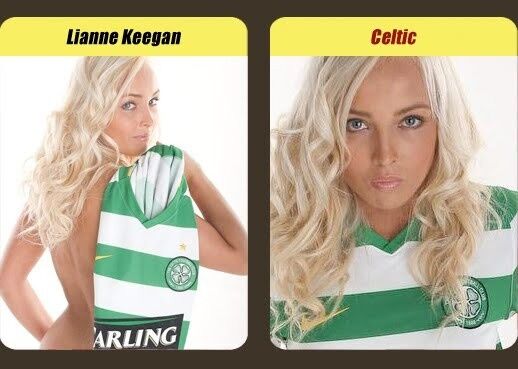 Free porn pics of sexy scottish girls wearng glasgw celtic football tops 11 of 68 pics