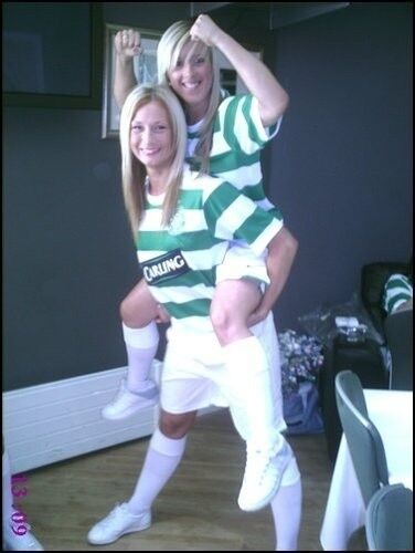 Free porn pics of sexy scottish girls wearng glasgw celtic football tops 13 of 68 pics
