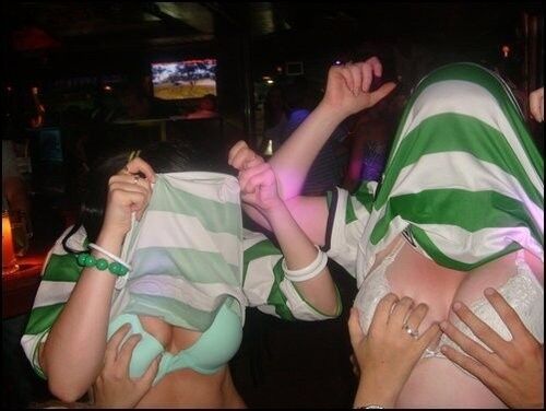 Free porn pics of sexy scottish girls wearng glasgw celtic football tops 12 of 68 pics