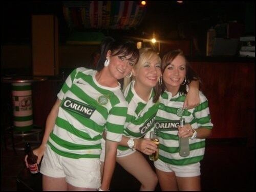Free porn pics of sexy scottish girls wearng glasgw celtic football tops 11 of 68 pics