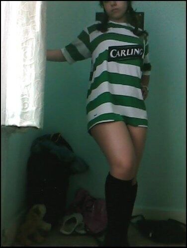 Free porn pics of sexy scottish girls wearng glasgw celtic football tops 2 of 68 pics
