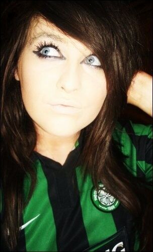 Free porn pics of sexy scottish girls wearng glasgw celtic football tops 14 of 68 pics