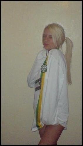 Free porn pics of sexy scottish girls wearng glasgw celtic football tops 6 of 68 pics