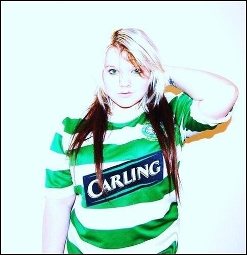 Free porn pics of sexy scottish girls wearng glasgw celtic football tops 13 of 68 pics