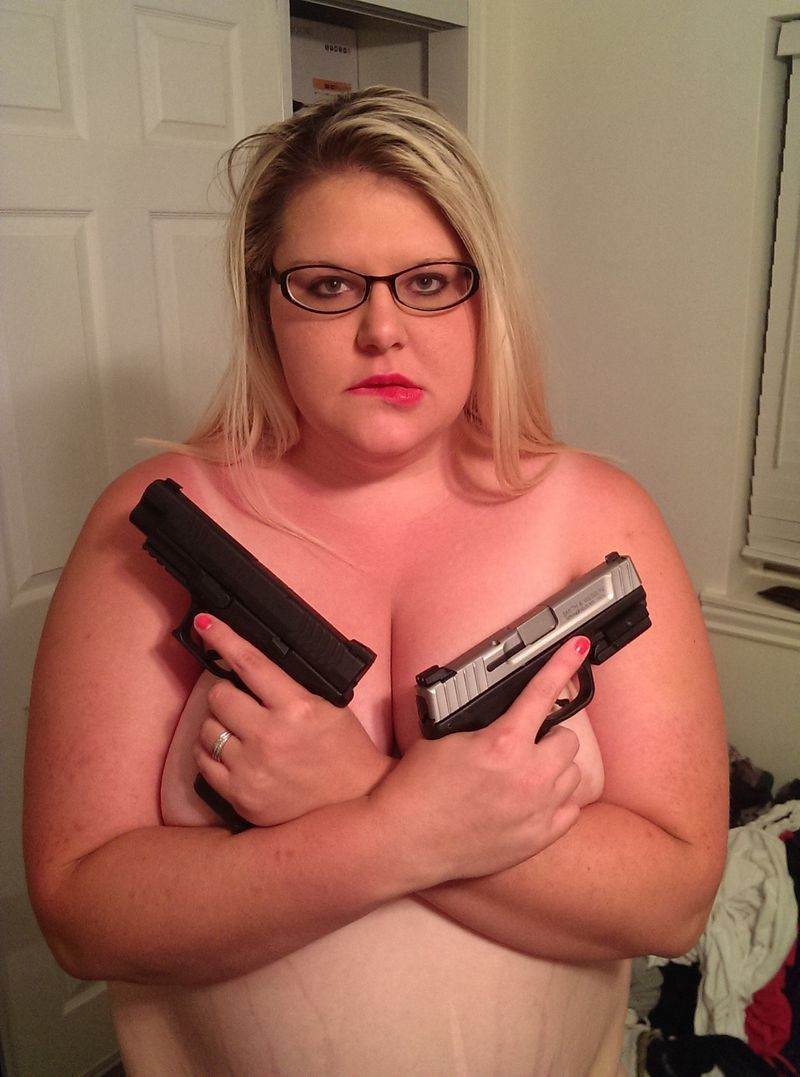 Free porn pics of My Hot Wife with Guns! 3 of 13 pics