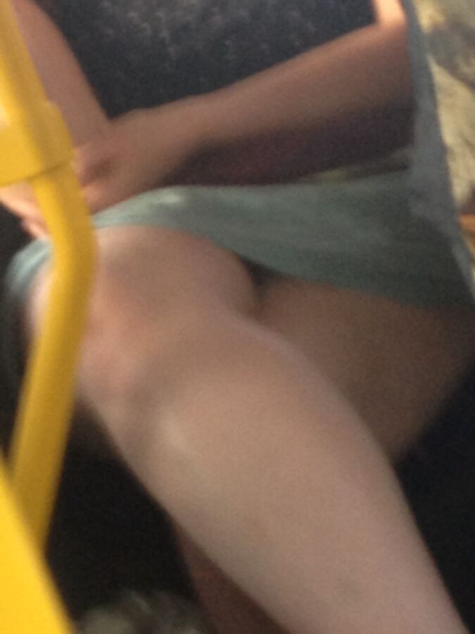 Free porn pics of Upskirt Spy train Station and Bus 10 of 17 pics