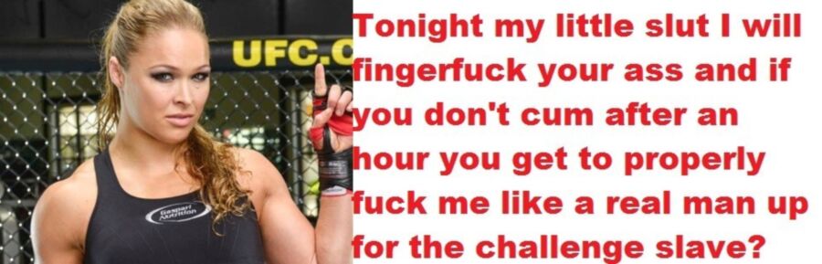 Free porn pics of Ronda Rousey Femdom Captions  21 of 32 pics