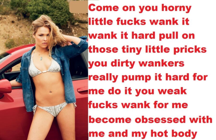 Free porn pics of Ronda Rousey Femdom Captions  2 of 32 pics