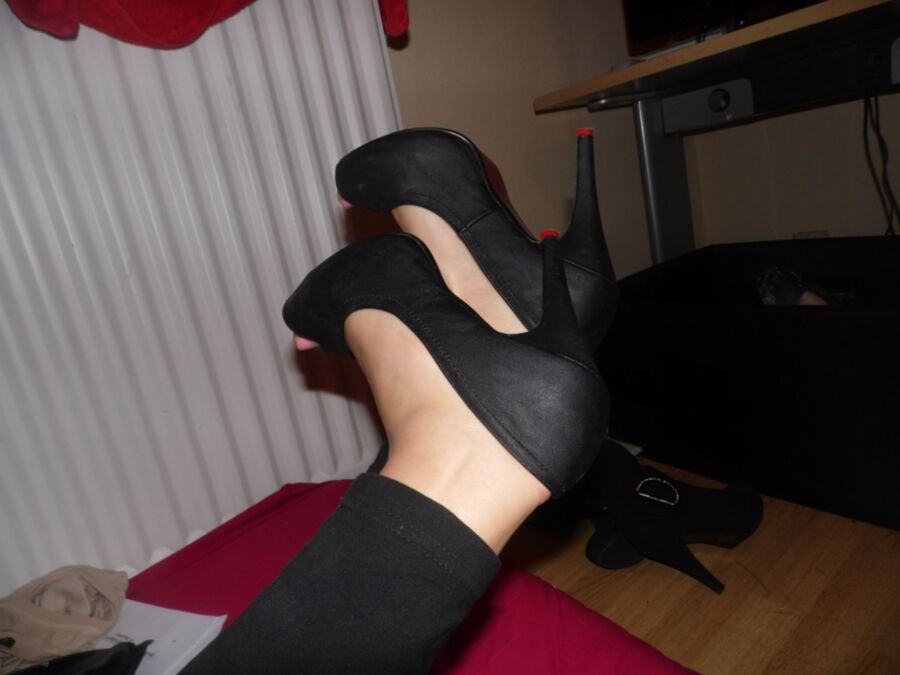 Free porn pics of Some of my heels 4 of 32 pics