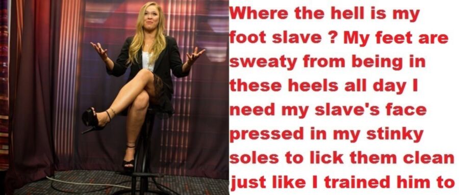 Free porn pics of Ronda Rousey Femdom Captions  24 of 32 pics