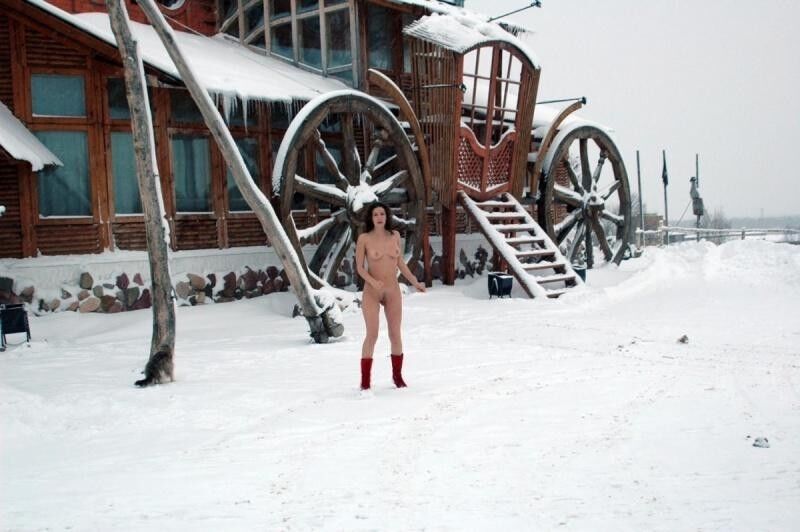 Free porn pics of Russian Girl Public Nude At Snow 9 of 39 pics