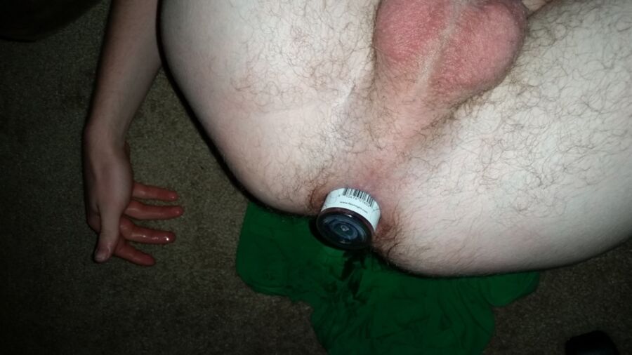 Free porn pics of Lube bottle in ass 2 of 7 pics