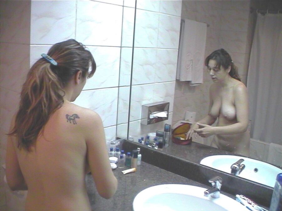 Free porn pics of Mirror Shot In A Jordanian Hotel 13 of 17 pics