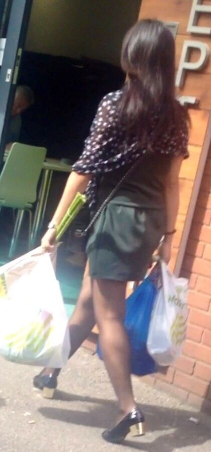 Free porn pics of Leggy Asian does a bit of shopping [UK Candid] 9 of 30 pics