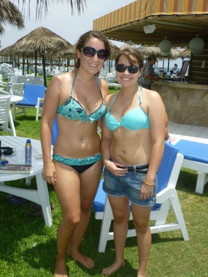 Free porn pics of Just me in a bikini (my sister is here too) 9 of 10 pics