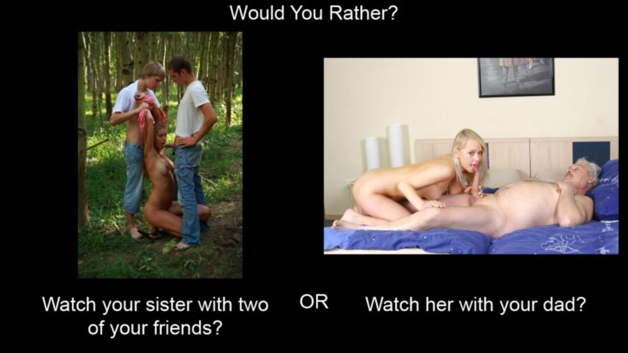 Free porn pics of Would You Rather? 8 of 10 pics