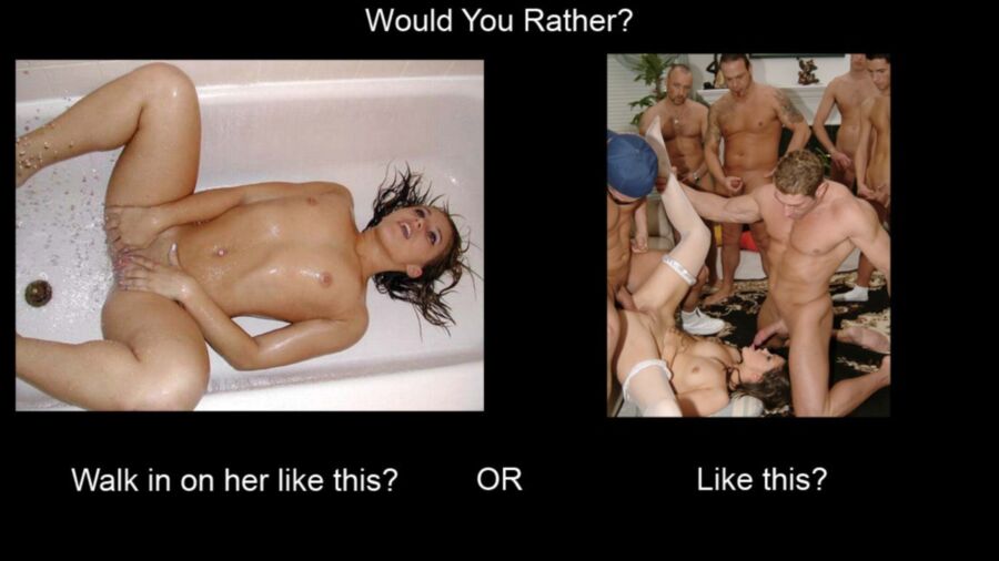 Free porn pics of Would You Rather? 2 of 10 pics