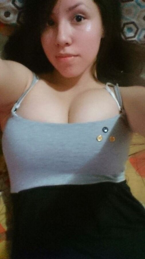 Free porn pics of Busty friend cleavage 5 of 10 pics