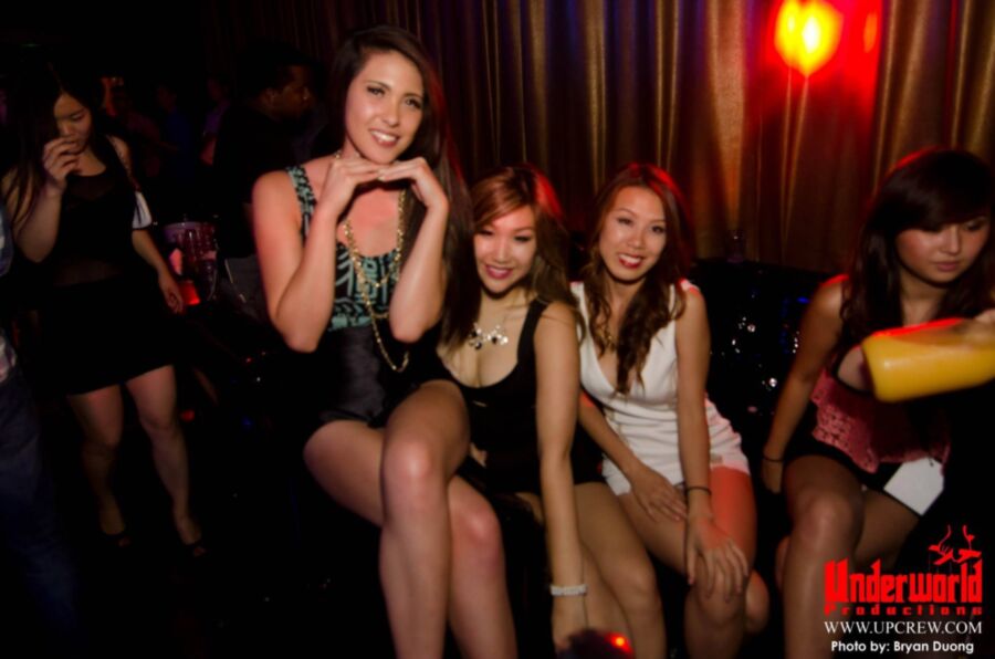 Asian clubbing upskirt. Almost nip slip. 3 of 11 pics