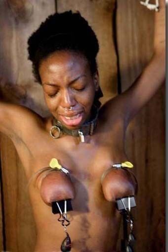 Black tit bondage Black tit bondage