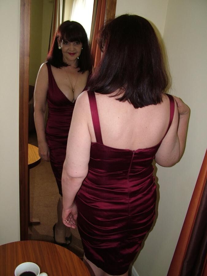 Free porn pics of sexy mature in wine dress 4 of 140 pics