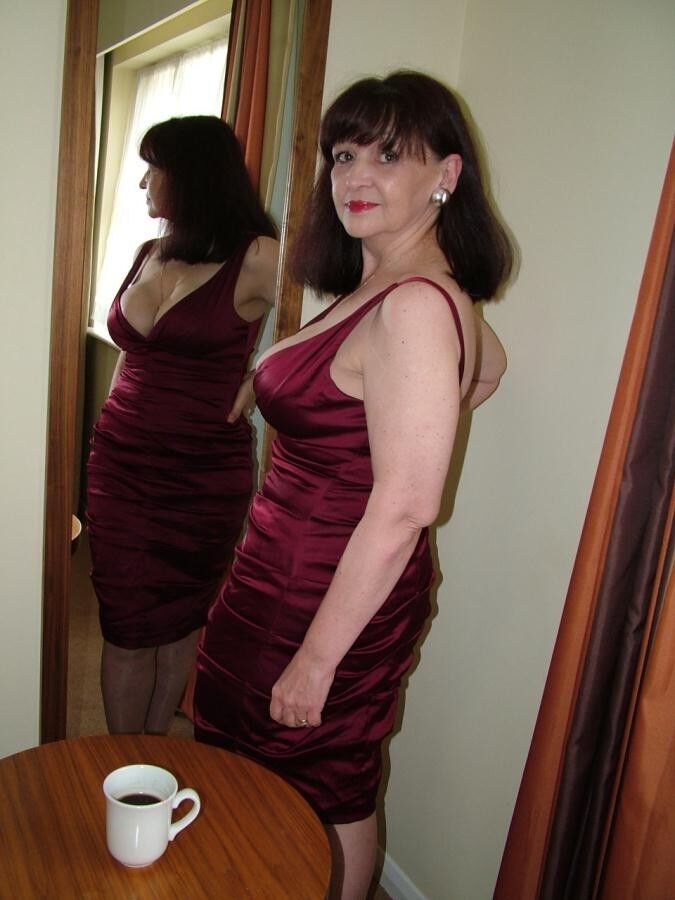 Free porn pics of sexy mature in wine dress 5 of 140 pics