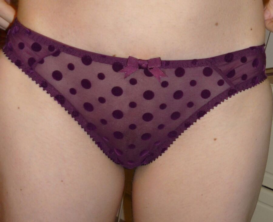 Free porn pics of See Through panties showing pussy lips! 9 of 11 pics