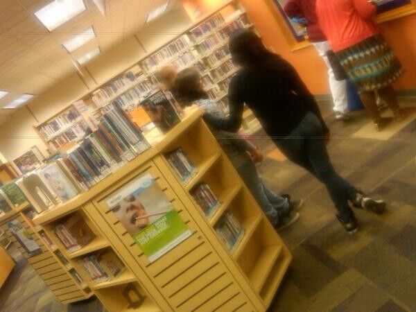 Free porn pics of LATINA TEEN WITH FAT ASS AND VPL IN JEANS AT LIBRARY 1 of 7 pics