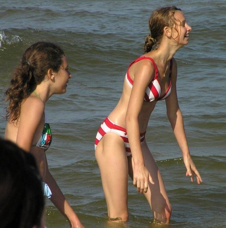 Free porn pics of teen slut candy Cane At The Beach 9 of 16 pics