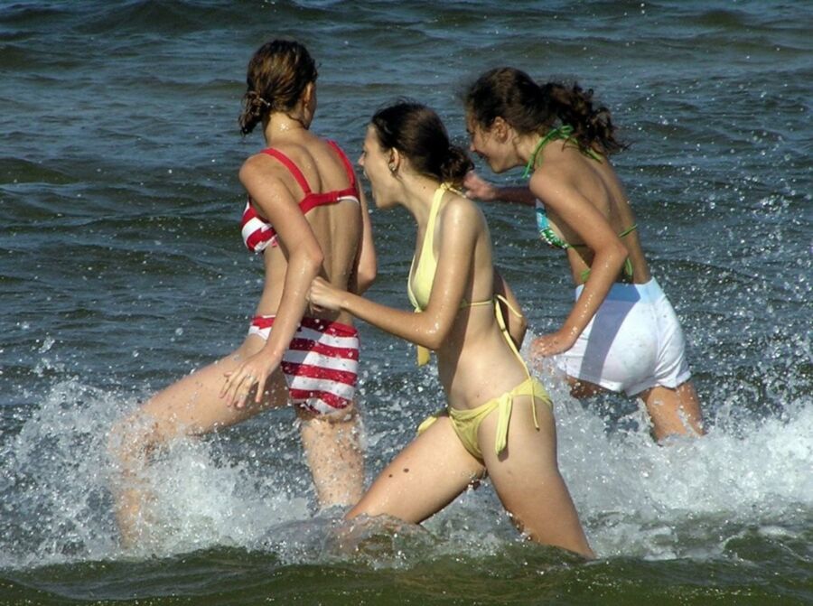 Free porn pics of teen slut candy Cane At The Beach 7 of 16 pics