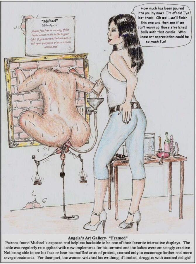 Femdom chastity art